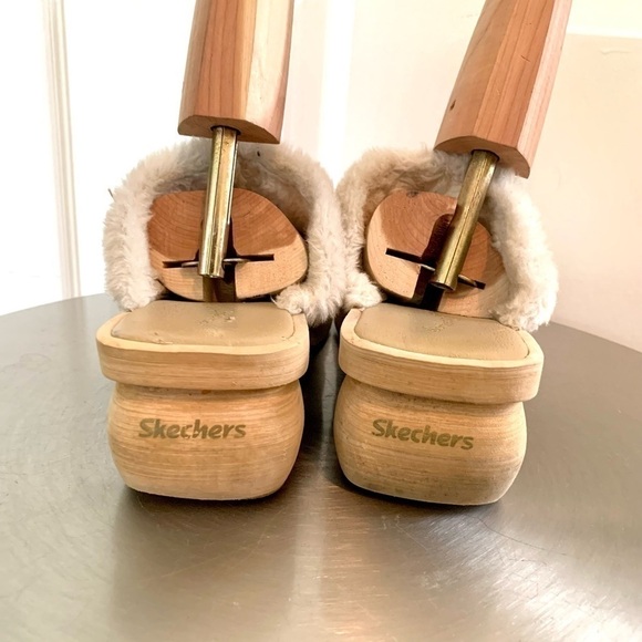Vintage SKECHERS chunky platform mules 90s y2k clogs bratz fuzzy womens 9 - Picture 10 of 11